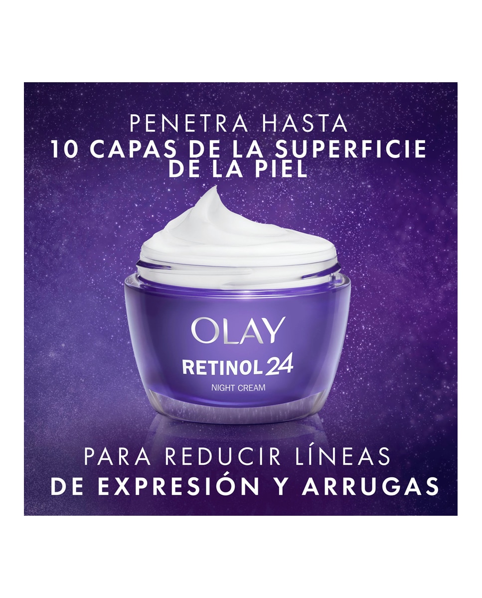 Crema Hidratante de Noche Con Retinol Y Vitamina B3 Olay Regenerist Retinol24, Olay - 50 ml 4