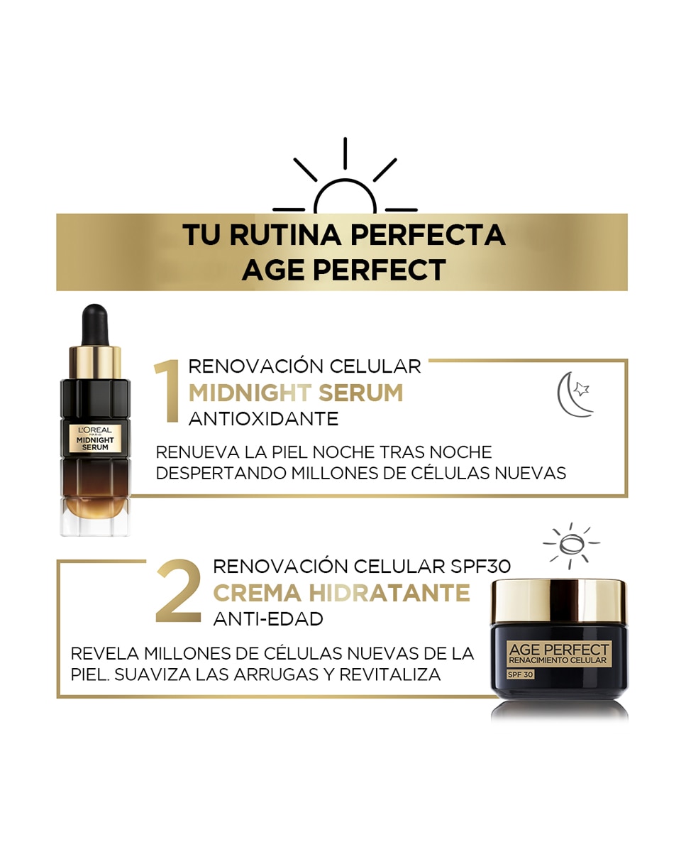 Crema regeneradora Age Perfect Renacimiento Celular SPF30 L'Oréal Paris - 50 ml 7
