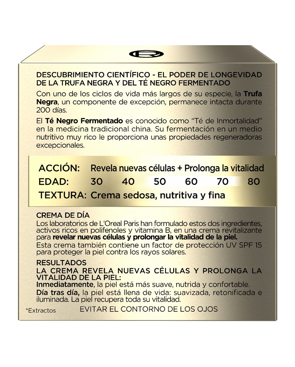 Crema de día Age Perfect Renacimiento Celular SPF15 L'Oréal Paris - 50 ml 3