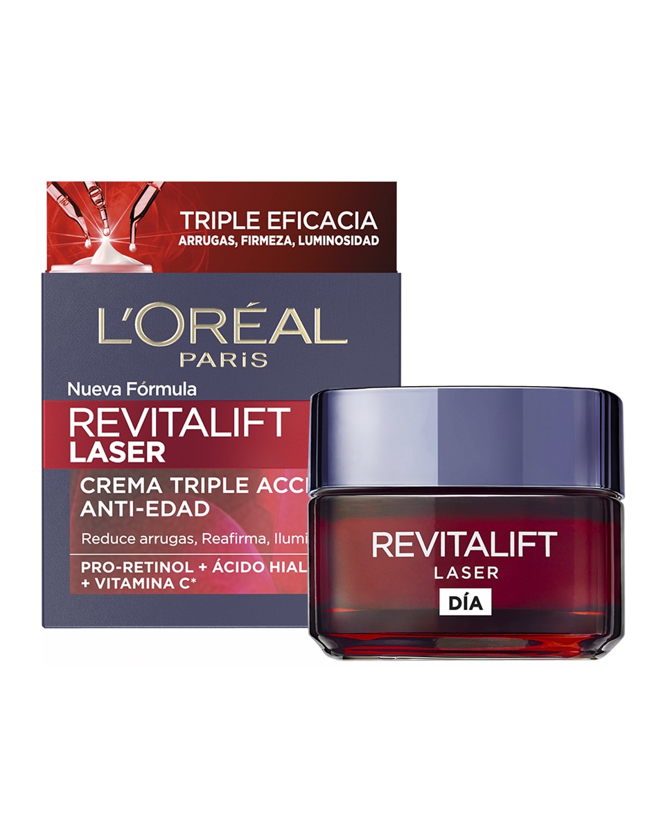 Imagen 3 de Crema de día antiedad Intensiva Revitalift Láser L'Oréal Paris - 50 ml