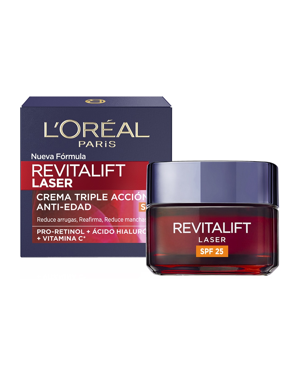Imagen 5 de Crema de día antiedad Revitalift Láser SPF25 L'Oréal Paris - 50 ml