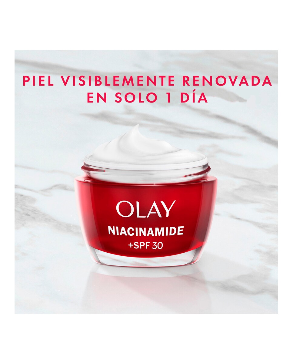 Crema Hidratante de Día Protección Rayos UVA Y UVB 50 Olay Niacinamida + SPF30  ml Olay 3