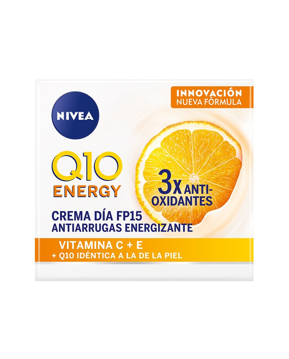 Crema De Día Q10 Energy Antiarrugas Fp15 Con Vitamina C 50 ml Nivea - 50 ml 1