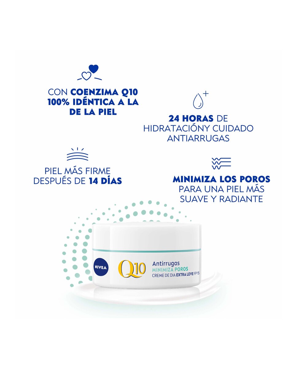 Crema De Día Q10 Power Fp15 Antiarrugas Piel Mixta Nivea - 50 ml 4