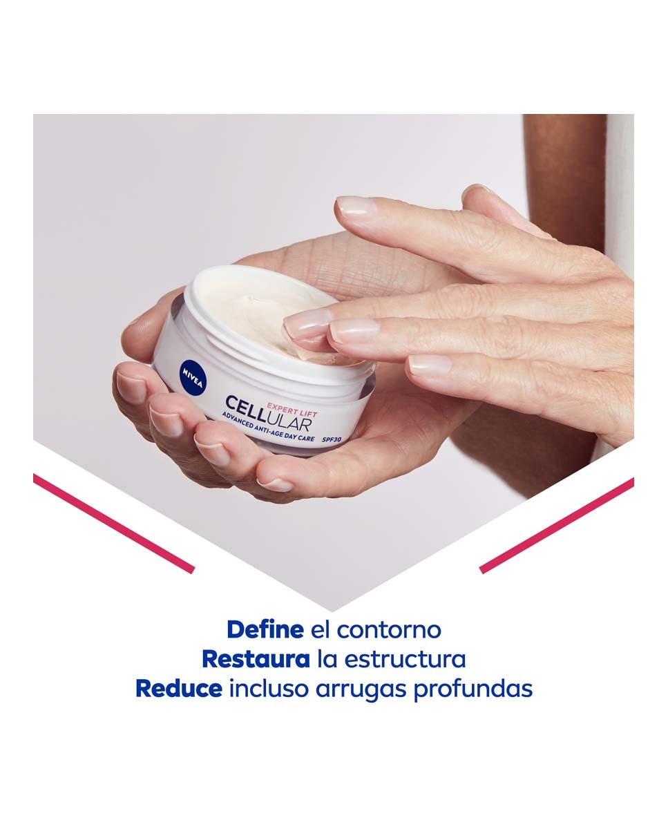 Crema De Día Cellular Expert Lift Fp30 Antiedad 50 ml Nivea - 50 ml 4