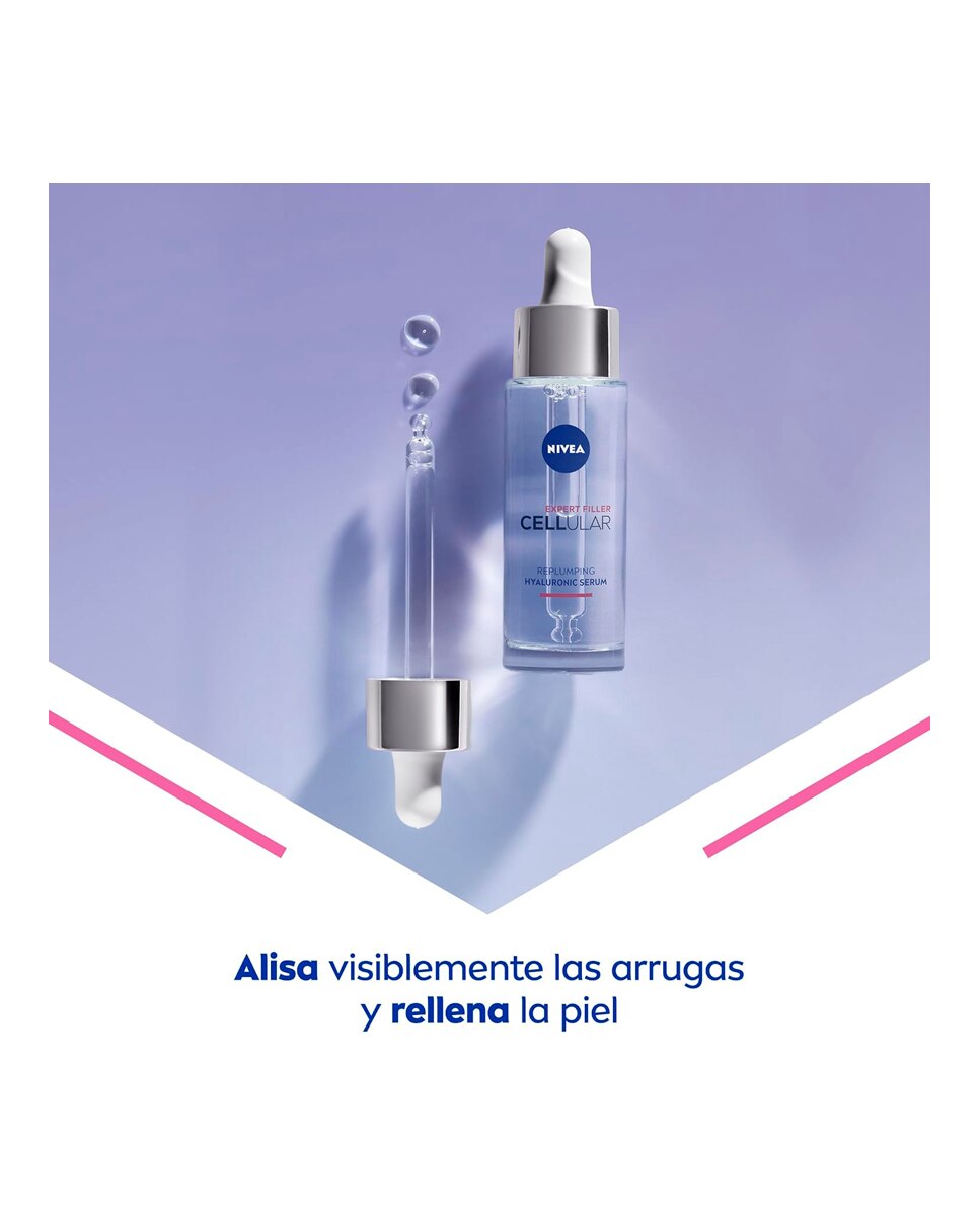 Sérum Hyaluron Cellular Expert Filler Rellenador Ácido Hialurónico Nivea - 30 ml 4