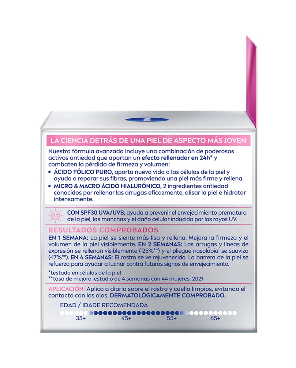 Crema De Día Hyaluron Cellular Filler Antiedad Y Firmeza Fp30 Nivea - 50 ml 2