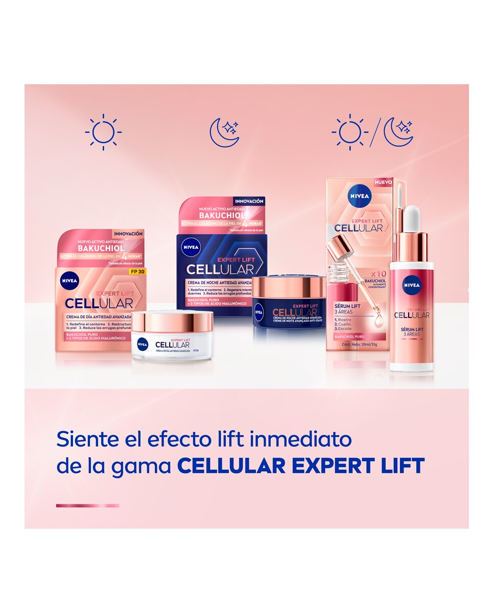 Sérum Cellular Expert Lift Bakuchiol 3 Áreas Nivea - 30 ml 6