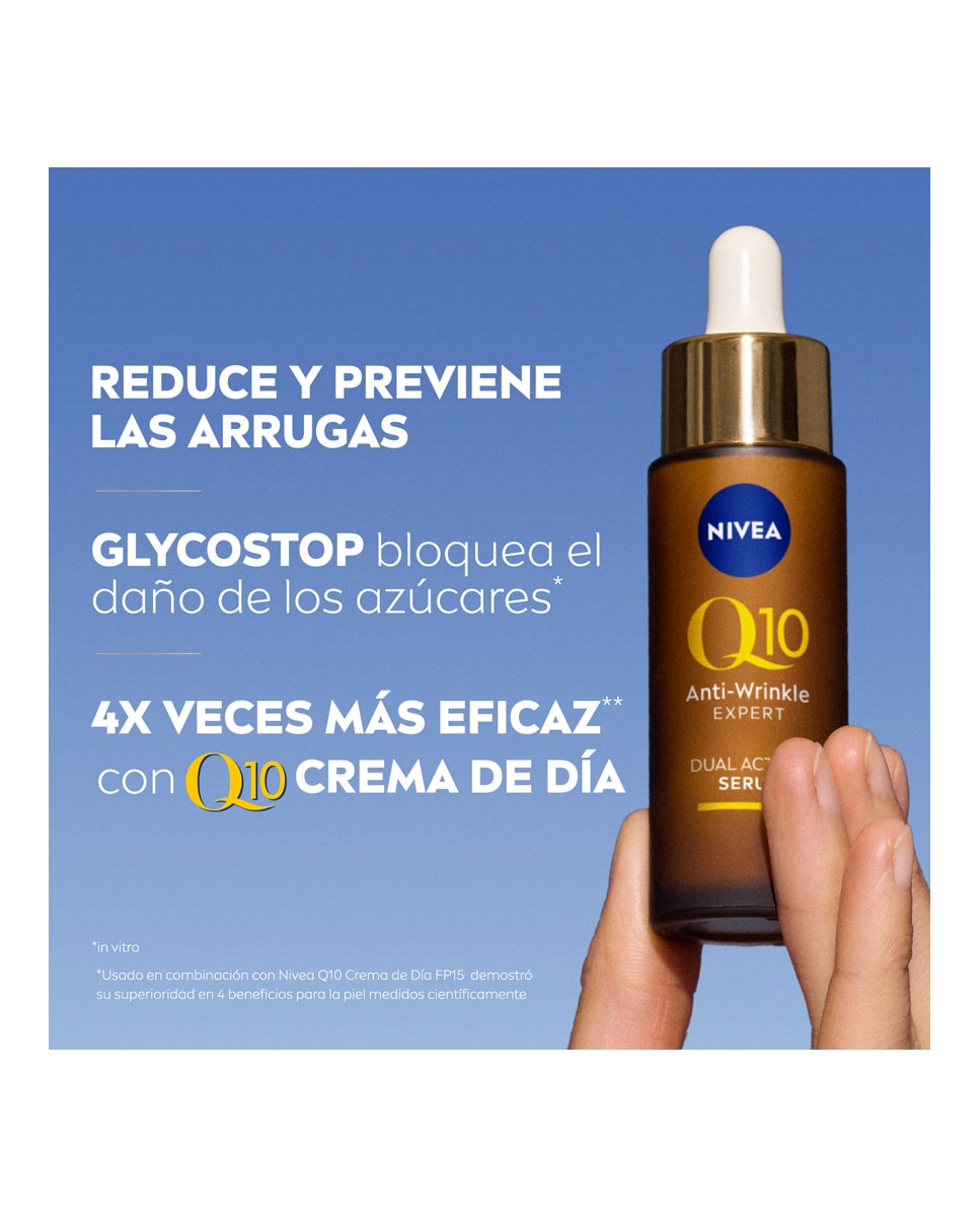 Sérum Facial Q10 Expert Antiarrugas Doble Acción 30 ml Nivea - 30 ml 3