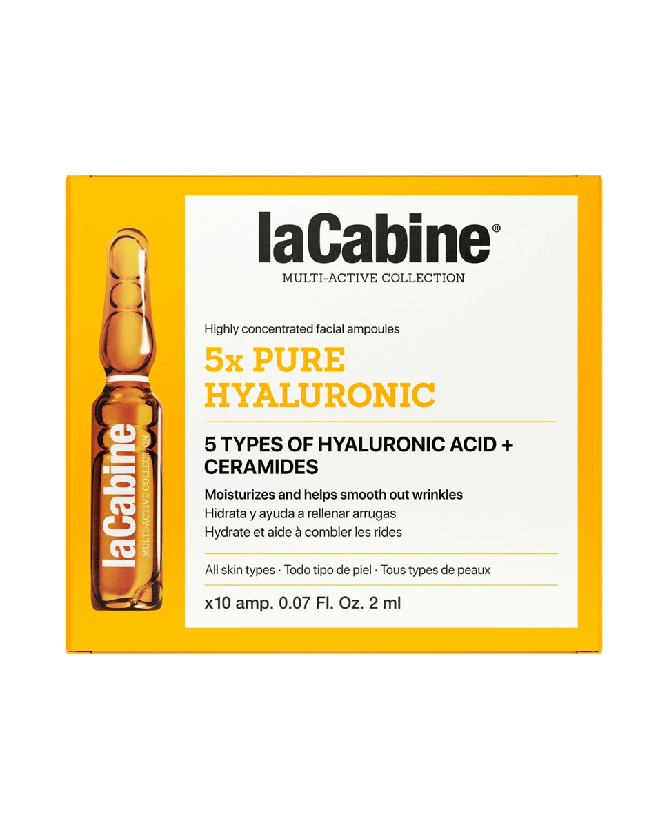 LACABINE - Ampollas faciales 5x Pure Hyaluronic 10 x 2ml laCabine.