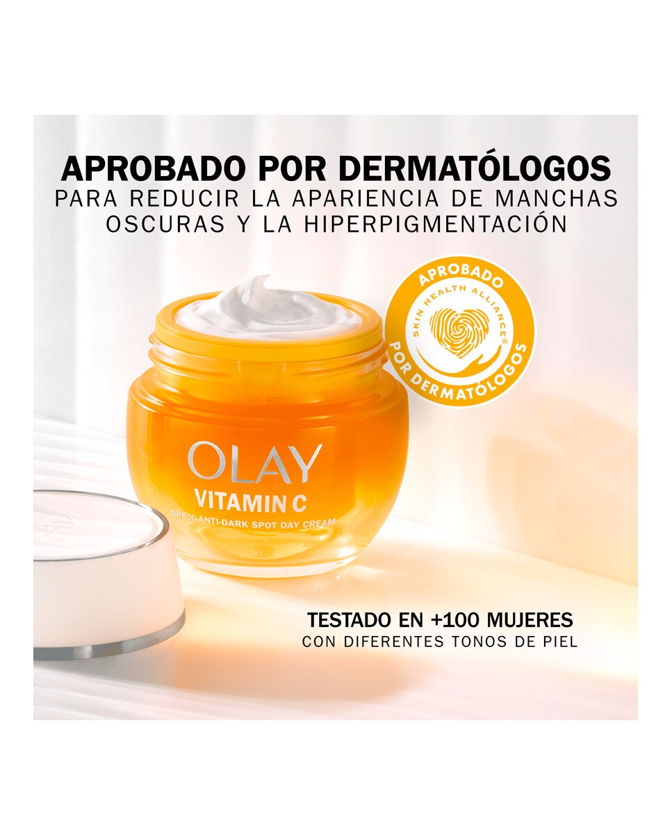 Crema De Día Hidratante Facial SPF 30 Olay Vitamina C 50 ml Olay - 50 ml 7