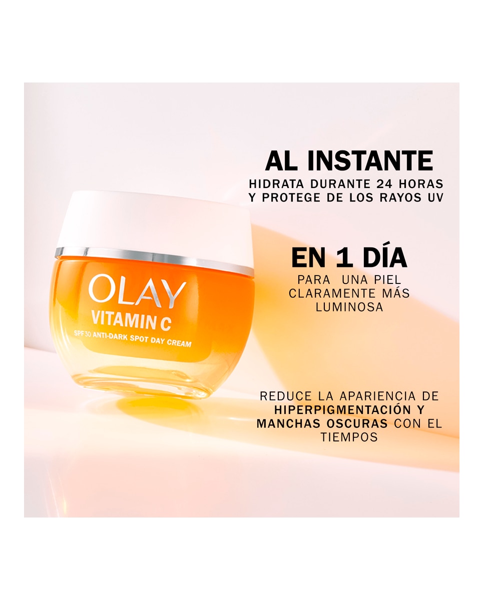Crema De Día Hidratante Facial SPF 30 Olay Vitamina C 50 ml Olay - 50 ml 8