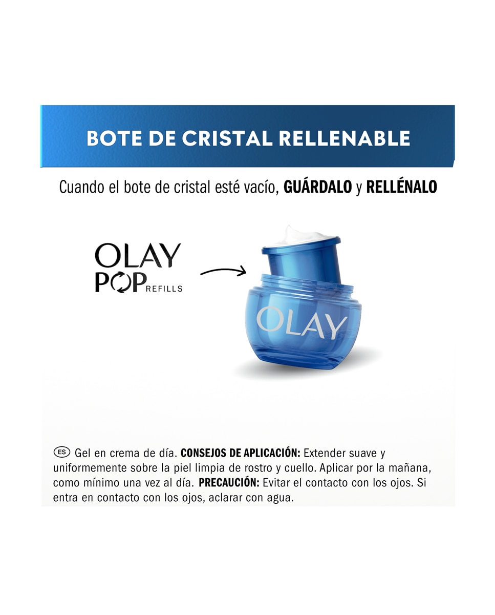 Crema de Día Facial Hidratante Olay Hyaluronic Acid Gel 50 ml Olay - 50 ml 12