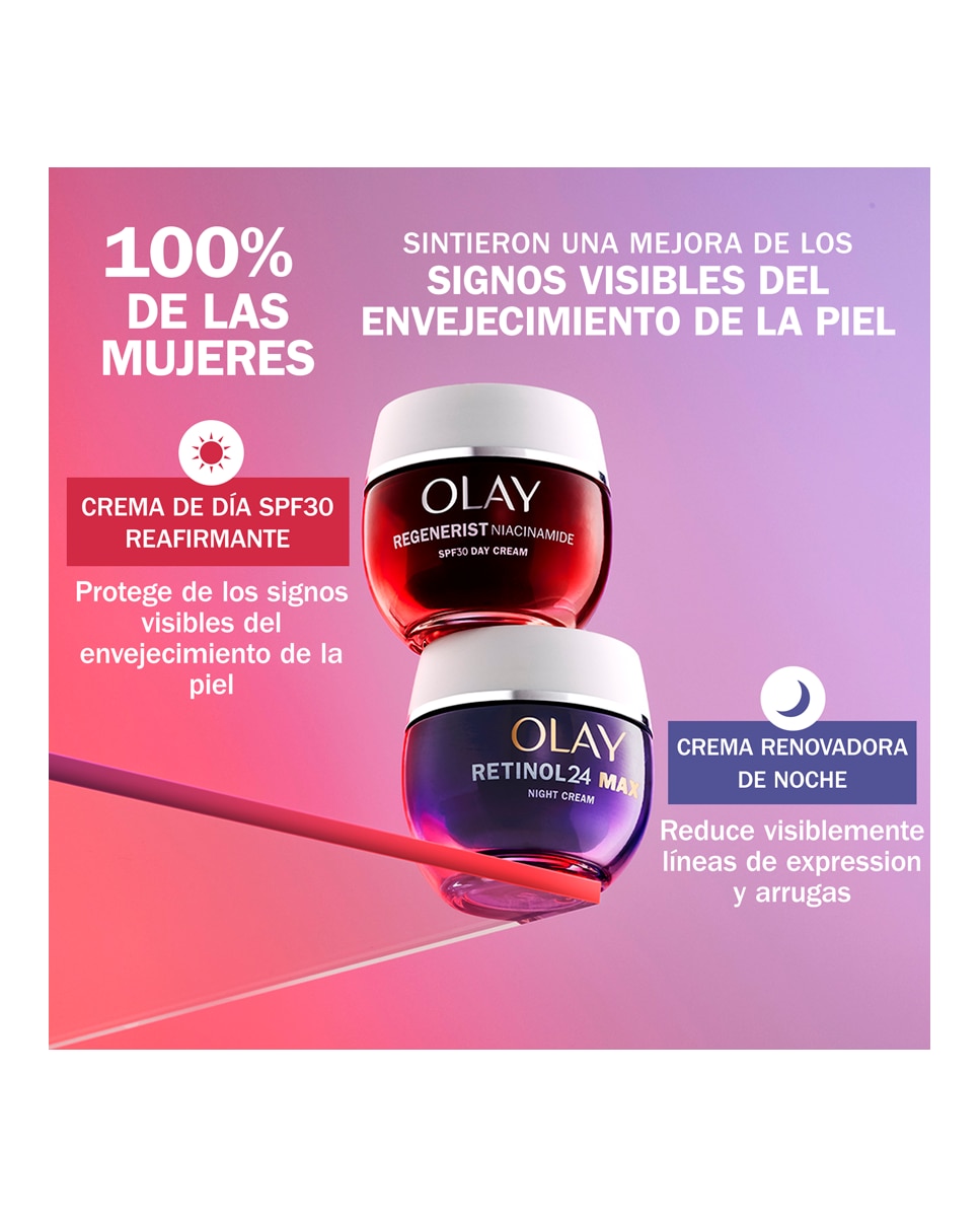 Crema de Noche Hidratante Facial Olay Retinol 24 MAX* 50 ml Olay - 50 ml 7