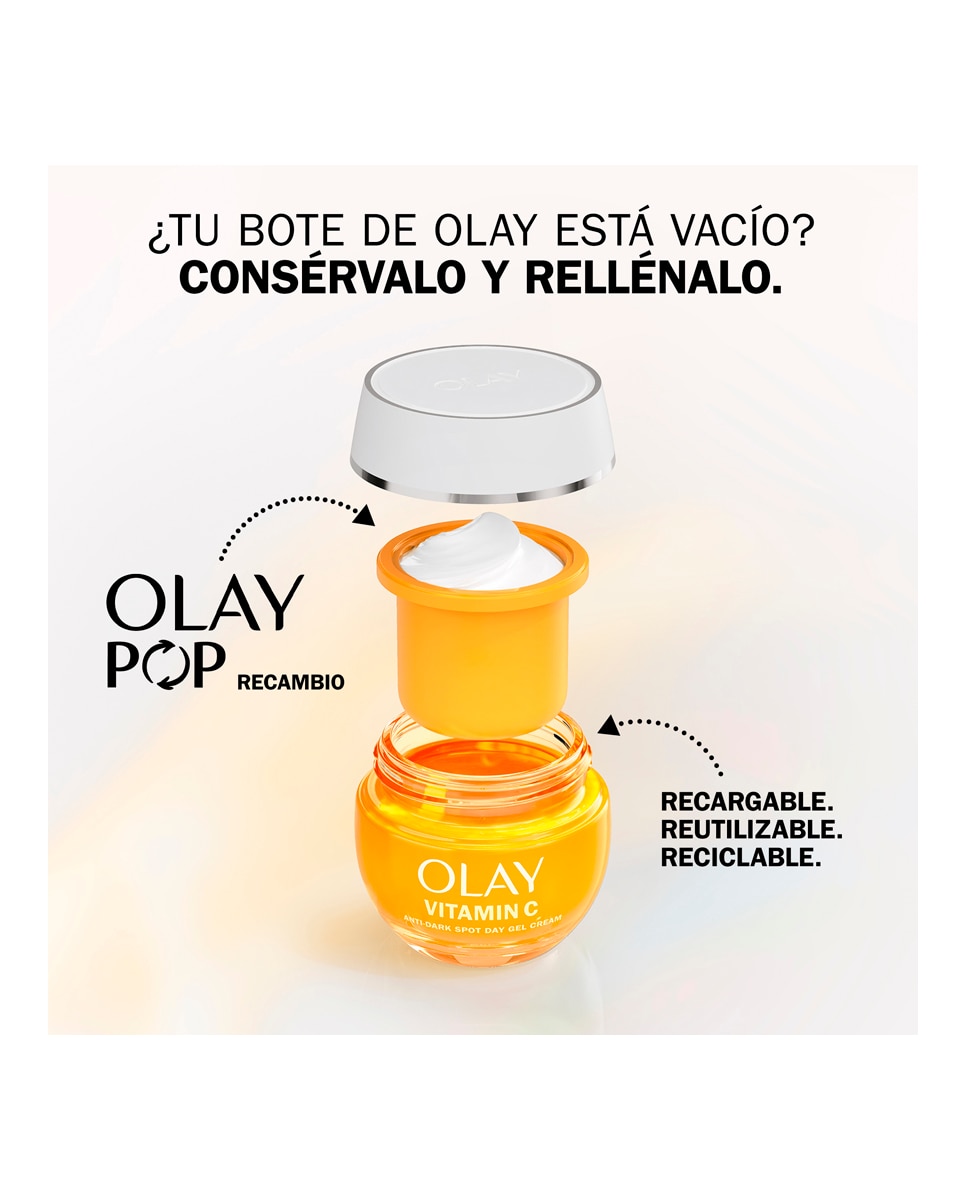 Crema de Día Hidratante Facial Recambio Niacinamida + Vitamina C SPF 30 Olay - 50 ml 2