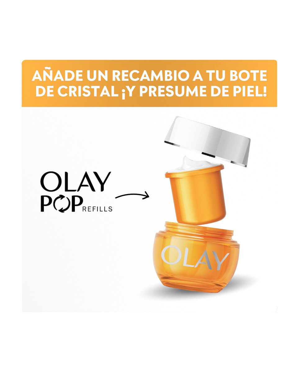 Crema de Día Hidratante Facial Recambio Niacinamida + Vitamina C SPF 30 Olay - 50 ml 10