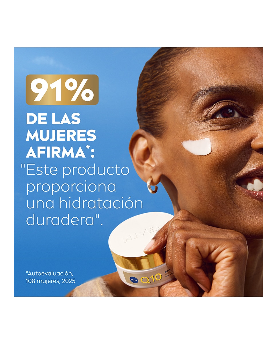 Crema Facial Rica Día y Noche Q10 Antiarrugas Collagen Expert 50 ML Nivea - 50 ml 3