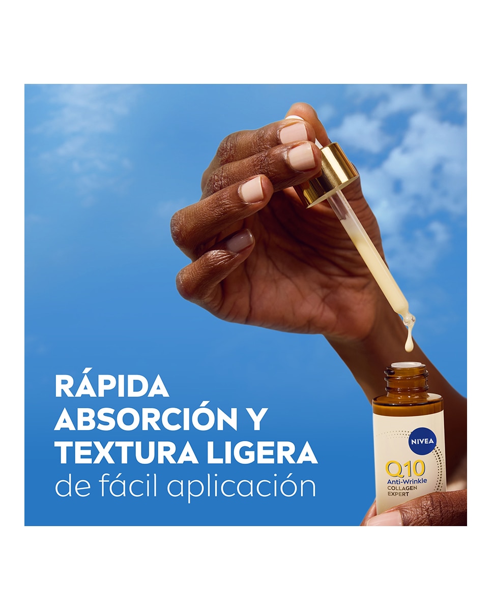 Sérum Reparador 3 en 1 Q10 Antiarrugas Collagen Expert Nivea - 30 ml 7