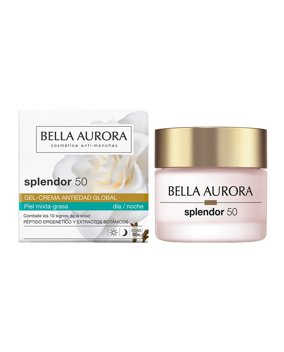 Gel-Crema Antiedad Global Para Piel Mixta-Grasa Splendor 50 Bella Aurora - 50 ml 2