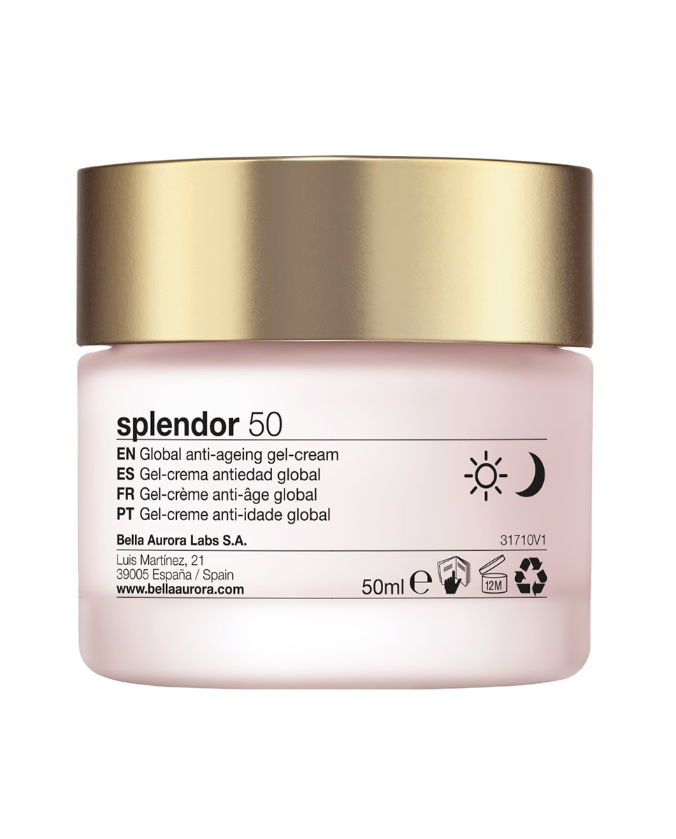 Gel-Crema Antiedad Global Para Piel Mixta-Grasa Splendor 50 Bella Aurora - 50 ml 3