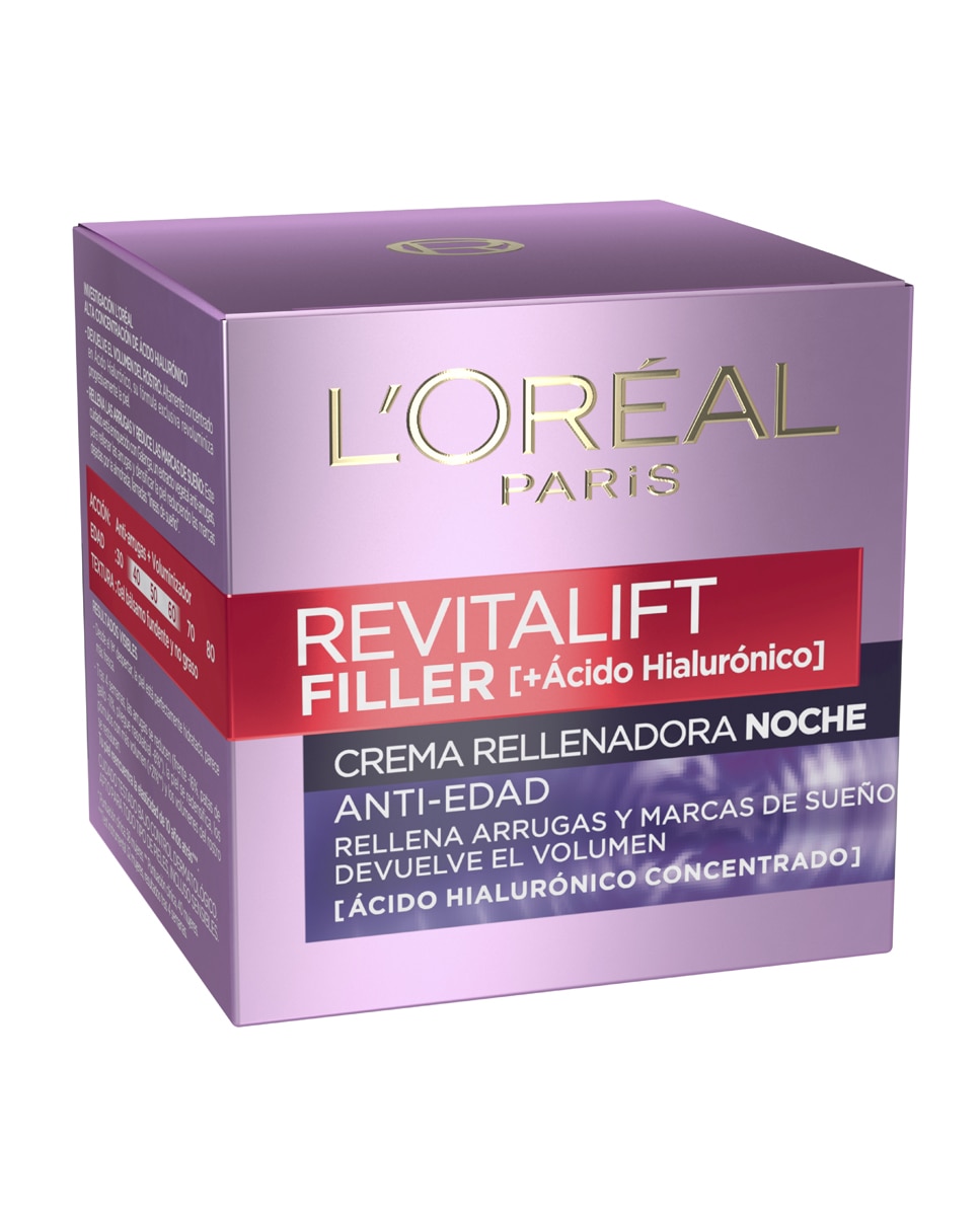 Crema rellenadora de noche Revitalift Filler L´Oréal Paris - 50 ml 2