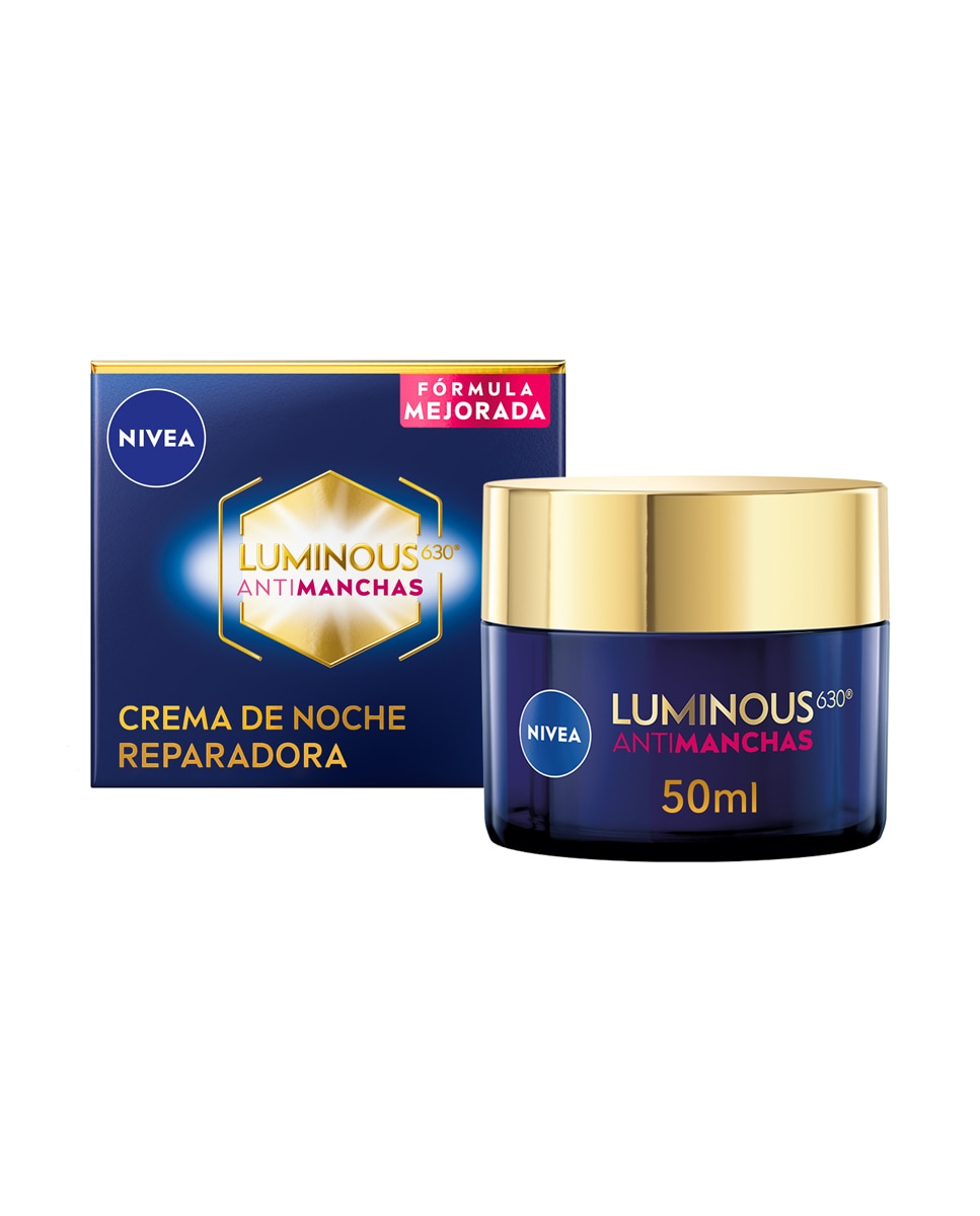 Crema De Noche Luminous 630 Antimanchas Reparadora 50 ml Nivea - 50 ml 1