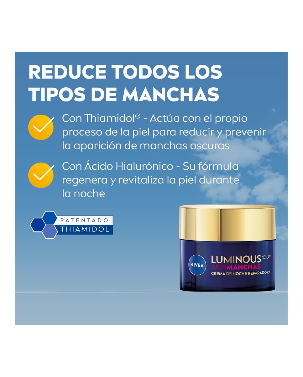 Crema De Noche Luminous 630 Antimanchas Reparadora 50 ml Nivea - 50 ml 3