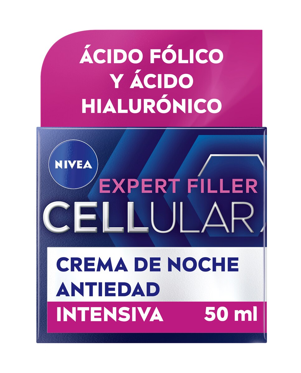 Imagen 0 de Crema De Noche Hyaluron Cellular Filler Antiedad Y Firmeza 50 ml Nivea