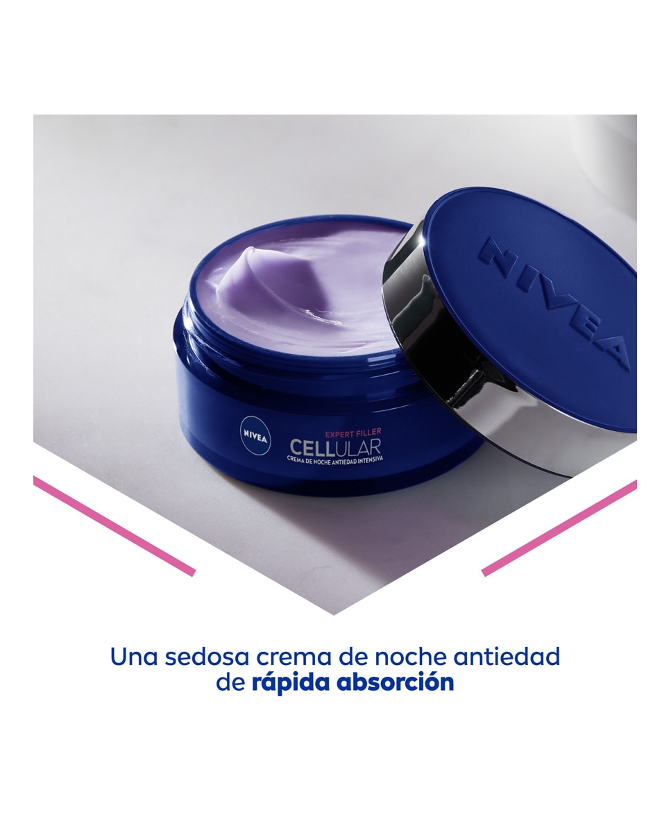 Crema De Noche Hyaluron Cellular Filler Antiedad Y Firmeza Nivea - 50 ml 3