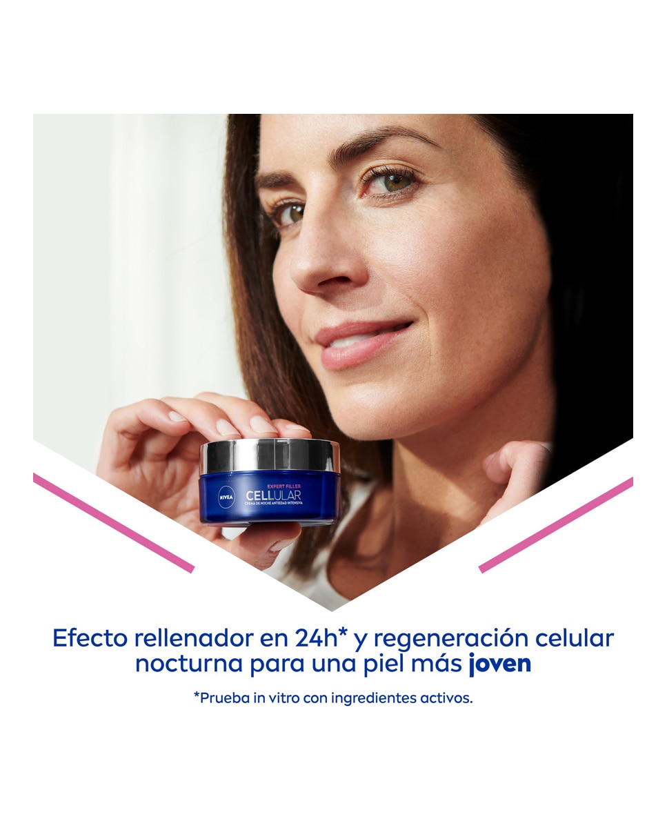 Crema De Noche Hyaluron Cellular Filler Antiedad Y Firmeza Nivea - 50 ml 6