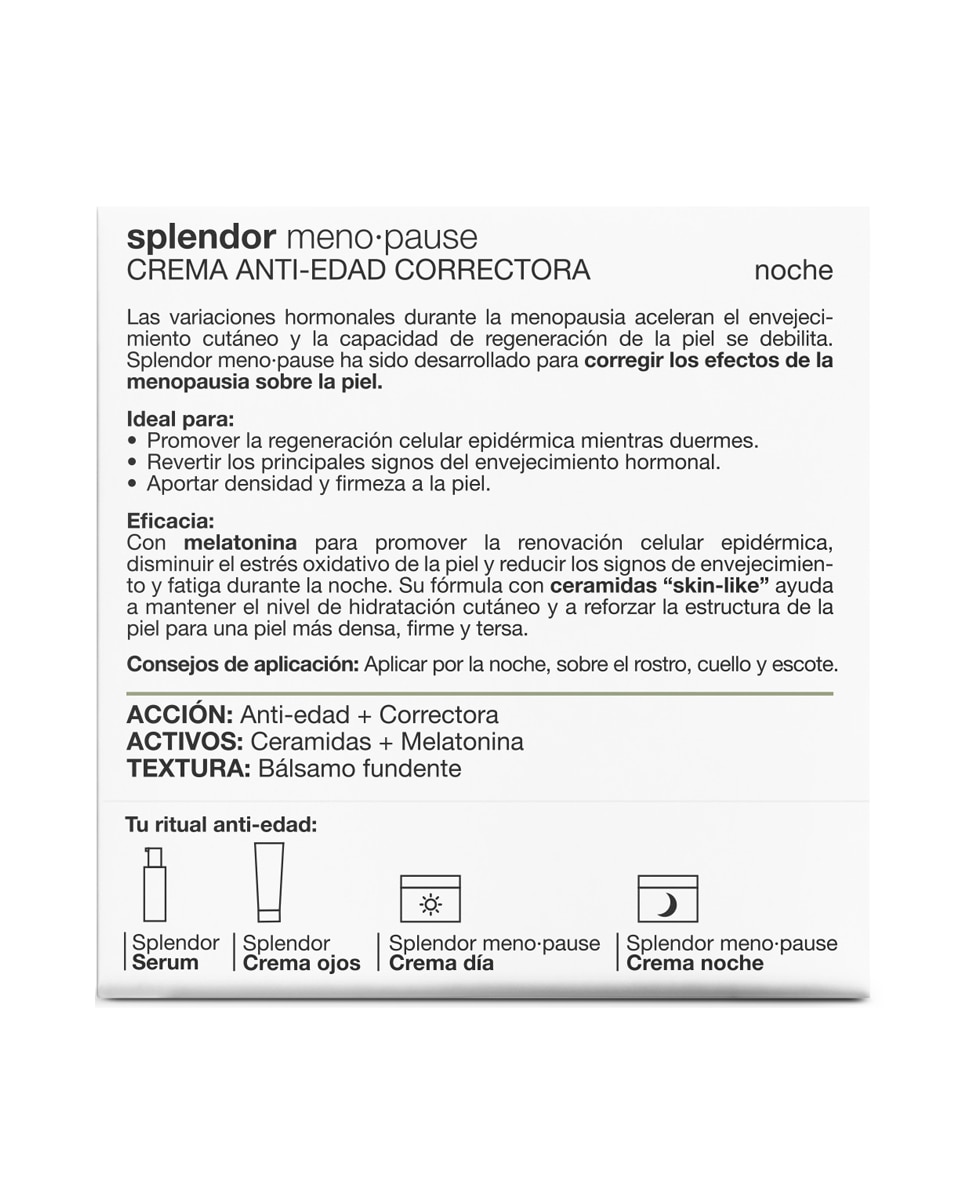 Crema Noche Splendor Meno·Pause 50 Ml Bella Aurora - 50 ml 5