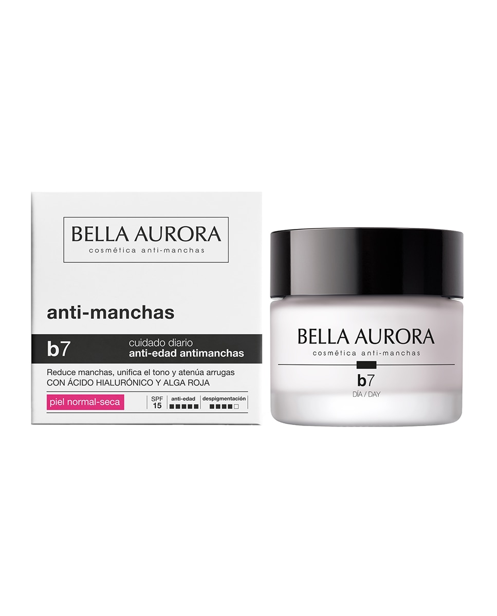 Crema B7 Antimanchas Regenerador Aclarante Piel Seca SPF 15 BELLA AURORA - 50 ml 2