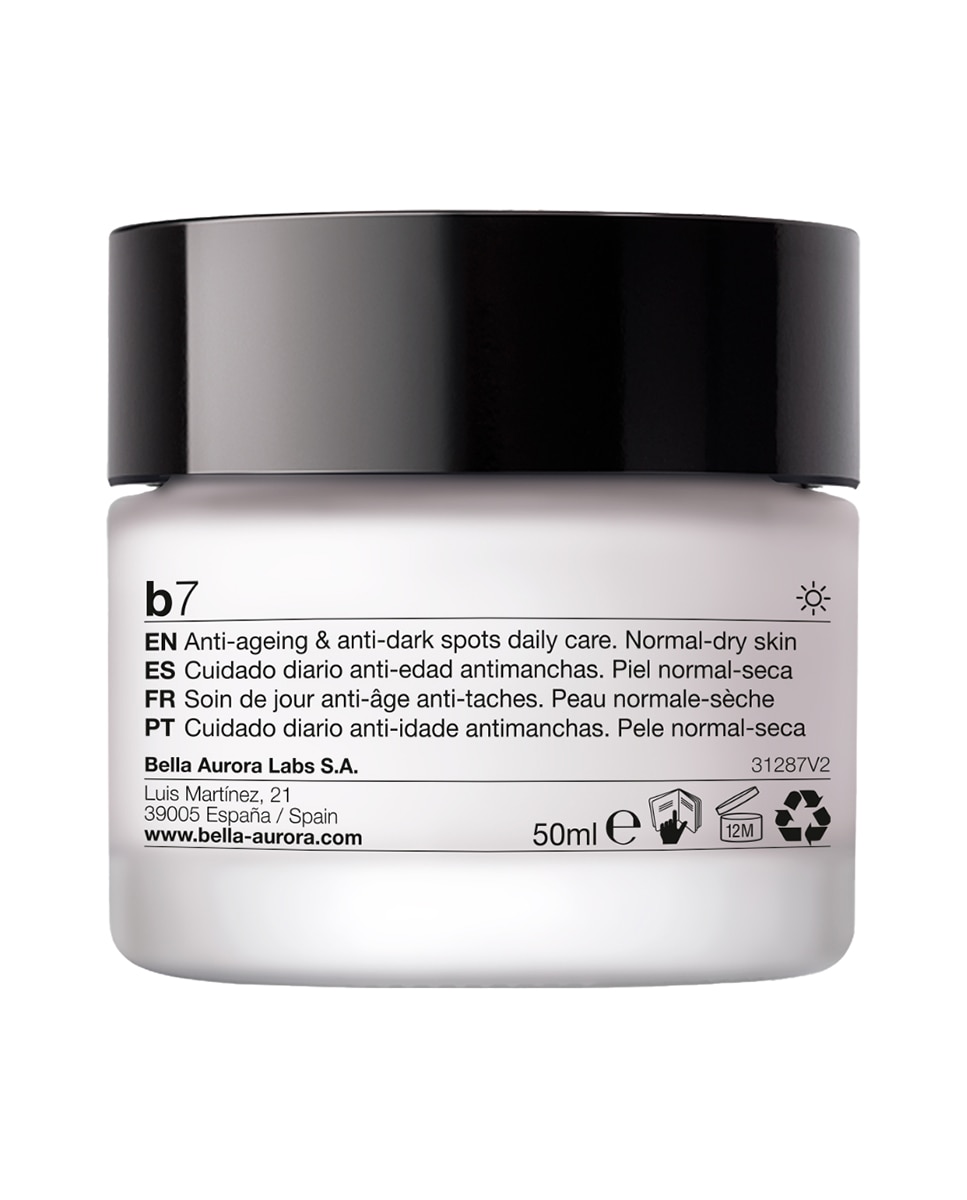 Crema B7 Antimanchas Regenerador Aclarante Piel Seca SPF 15 BELLA AURORA - 50 ml 3