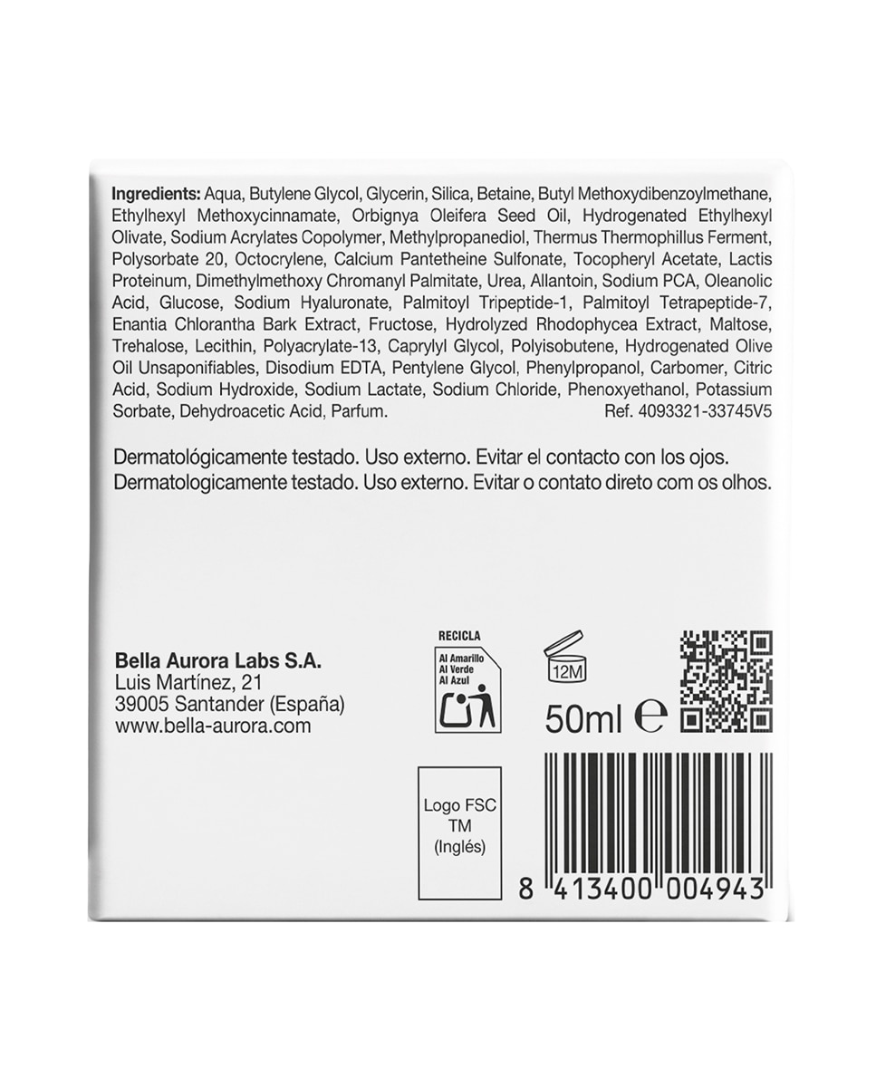 Tratamiento Antimanchas B7 Piel Mixta/Grasa BELLA AURORA - 50 ml 6