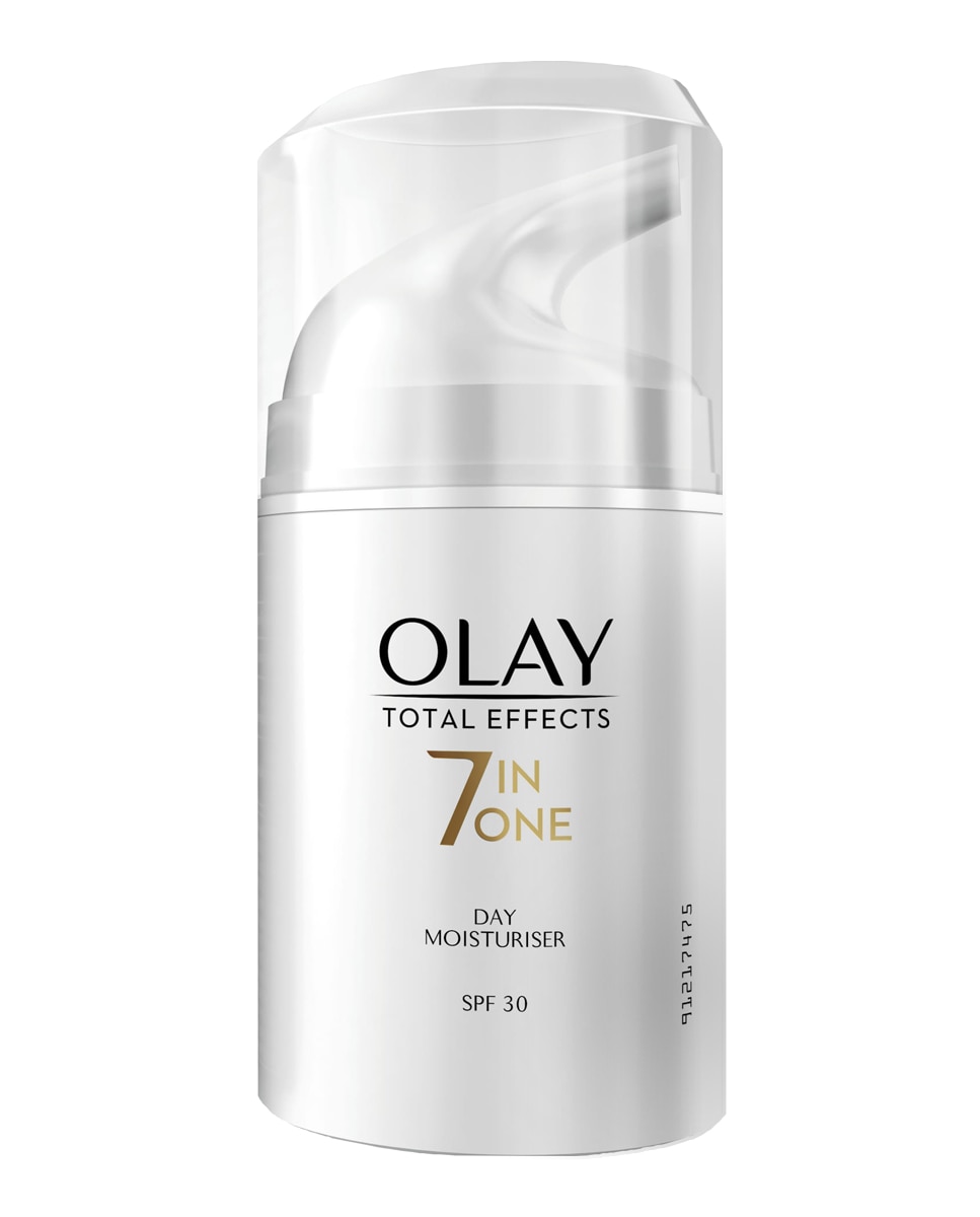 Olay - Crema Hidratante Anti-Edad 7 en 1 Total Effects SPF 30 Olay.