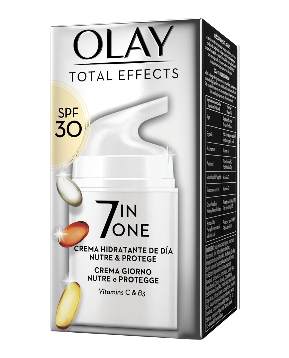 Crema Hidratante Anti-Edad 7 en 1 Total Effects SPF 30 Olay - 50 ml 2