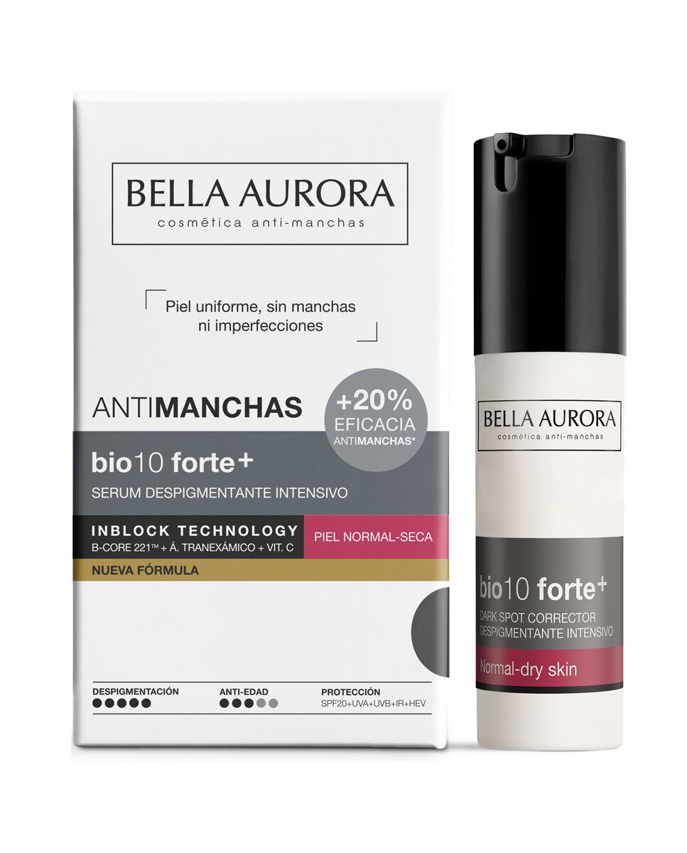 Tratamiento despigmentante intensivo Bio10 Forte piel normal-seca Bella Aurora - 30 ml 2