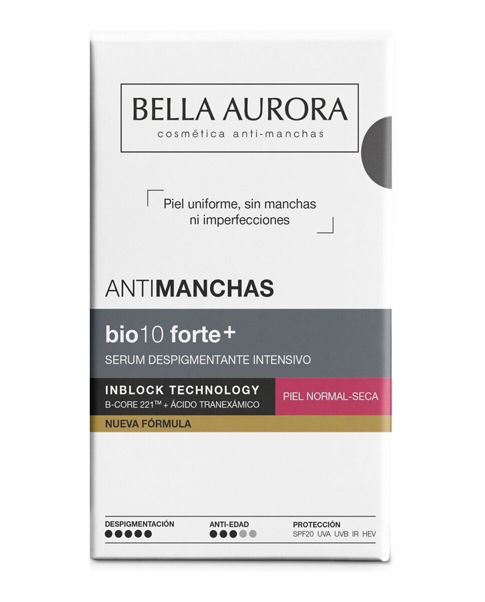 Tratamiento despigmentante intensivo Bio10 Forte piel normal-seca Bella Aurora - 30 ml 4