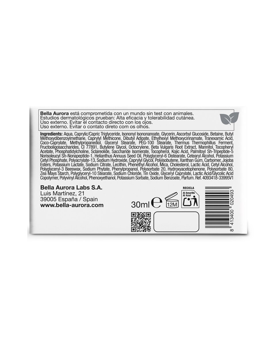 Tratamiento despigmentante intensivo Bio10 Forte piel normal-seca Bella Aurora - 30 ml 6