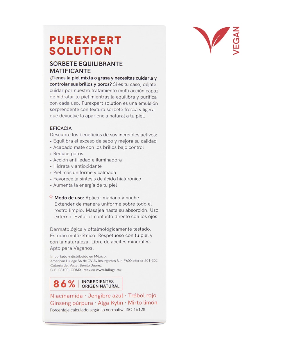 Tratamiento equilibrante, hidratante y matificante Lullage - 40 ml 4
