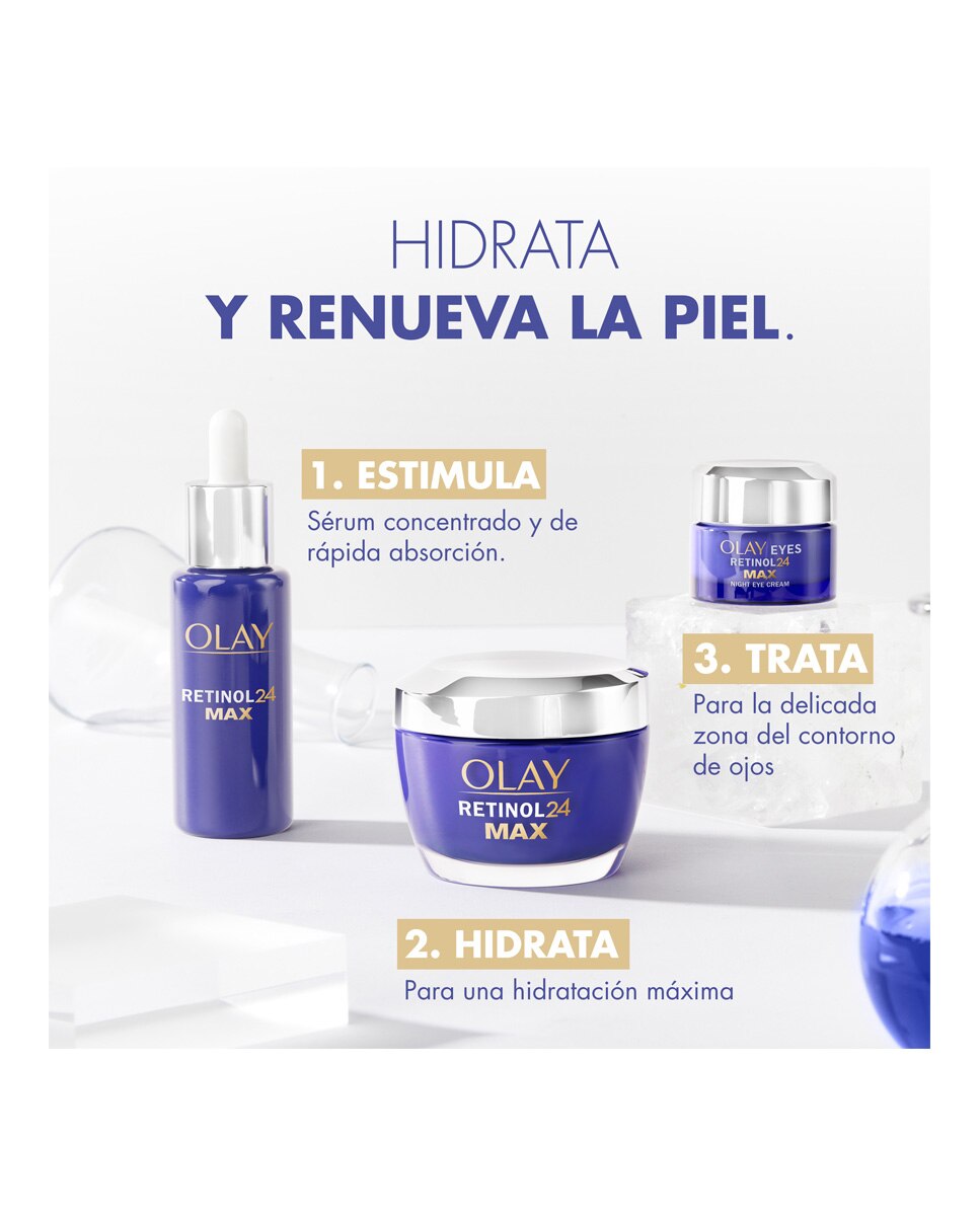 Sérum de Noche Con Retinol y Vitamina B3 Olay Retinol24, 40 ml Olay - 40 ml 7