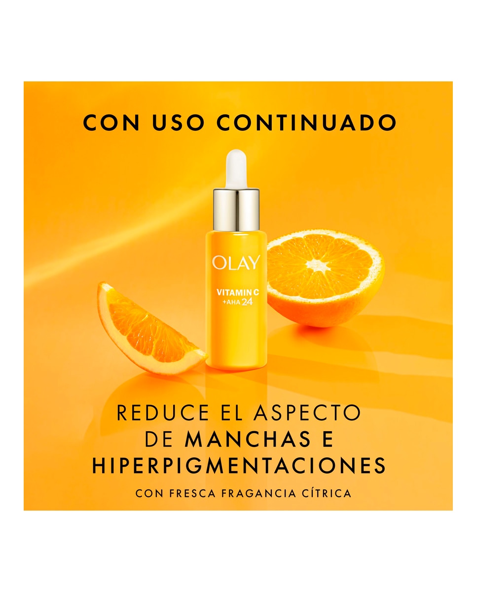 Sérum de Día Vitamina C + AHA24 Piel Luminosa /Tono Uniforme Olay - 40 ml 3