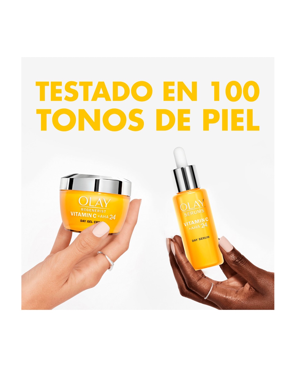 Sérum de Día Vitamina C + AHA24 Piel Luminosa /Tono Uniforme Olay - 40 ml 5