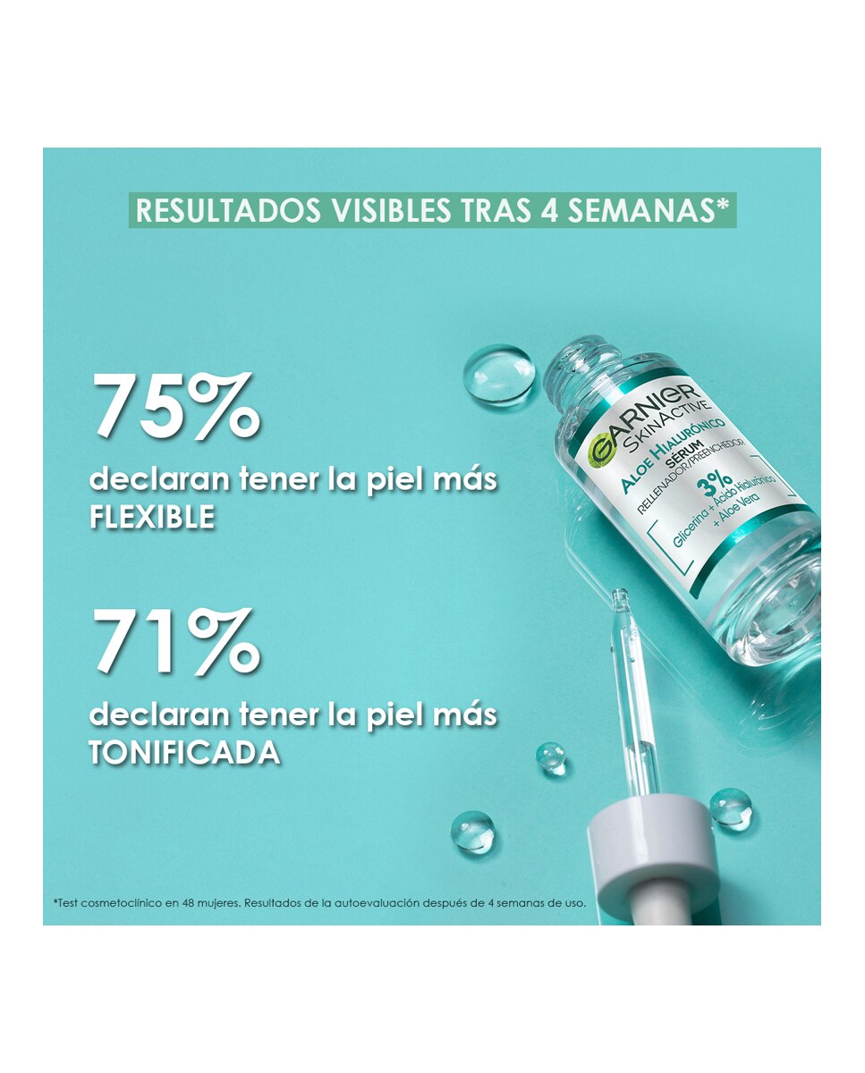 Sérum hidratante rellenador Aloe Hialurónico Garnier 5