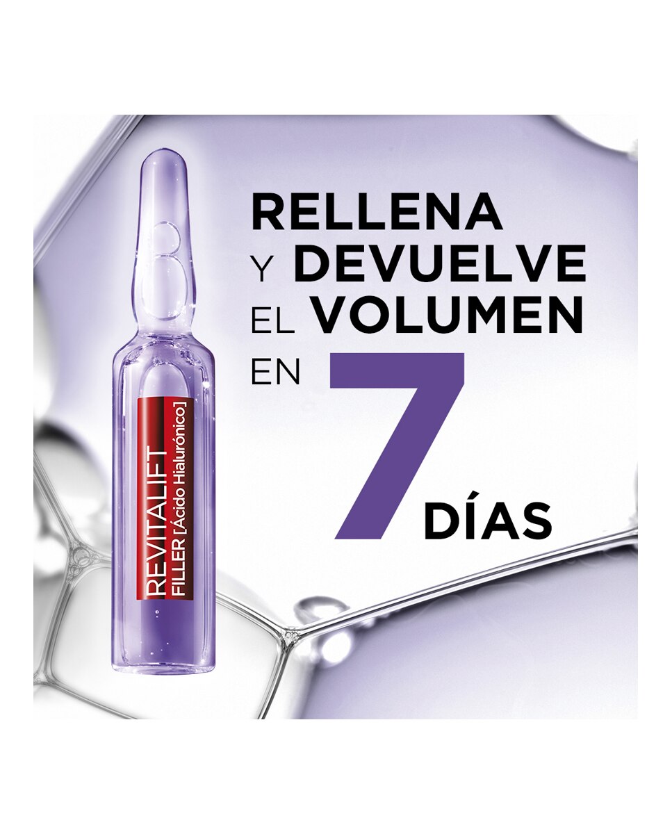 Ampollas Hialurónicas Rellenadoras Revitalift Filler L´Oréal Paris - 90 ml 8