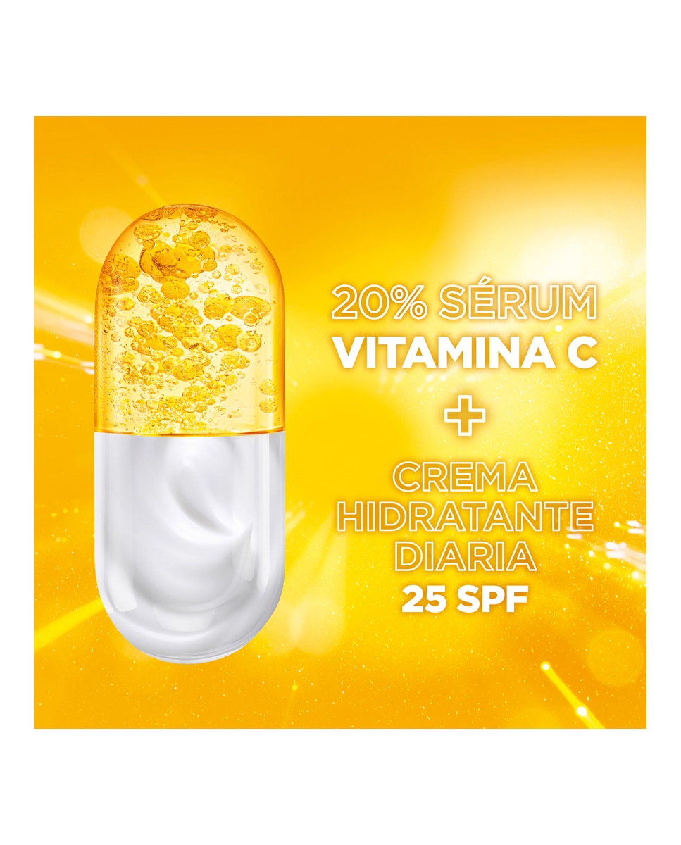 Crema sérum iluminadora y antimanchas SPF25 Vitamina C Skin Active Garnier - 50 ml 3