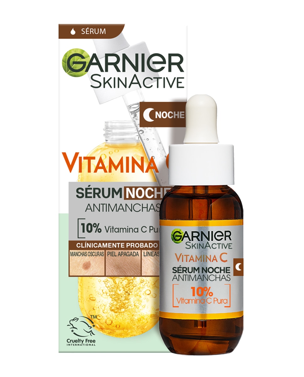 Sérum de noche antimanchas Vitamina C Pura Garnier 2