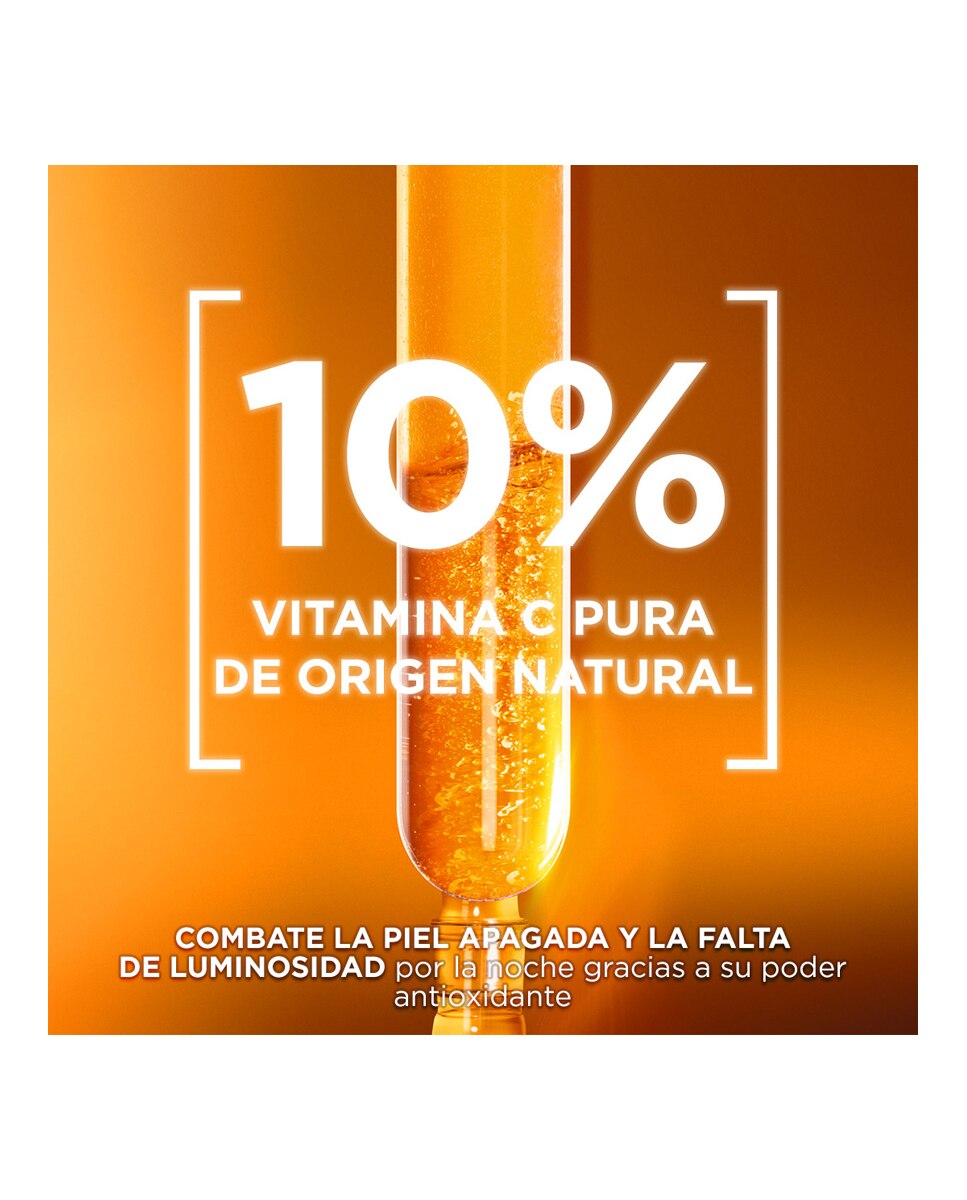Sérum de noche antimanchas Vitamina C Pura Garnier 4