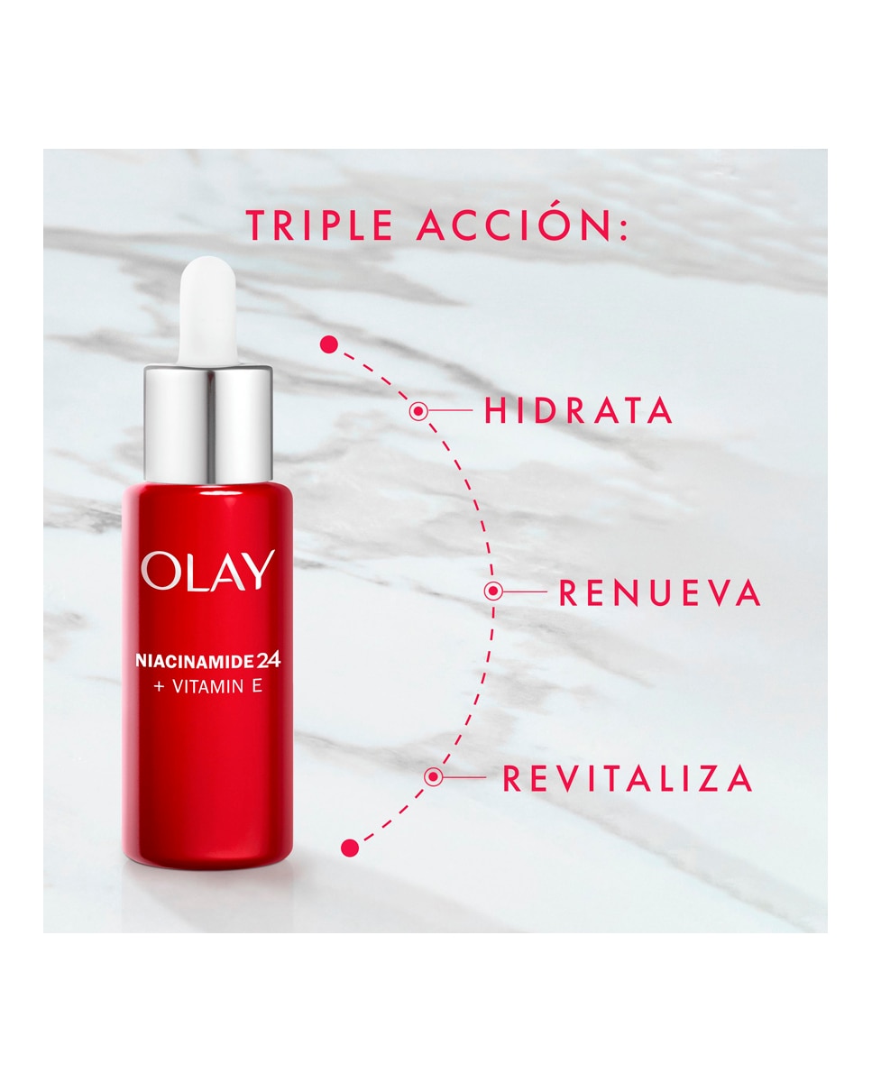 Sérum Hidratante Y Revitalizador Sin Perfume Olay Niacinamida 24 + Vitamina E 40 ml Olay - 40 ml 6