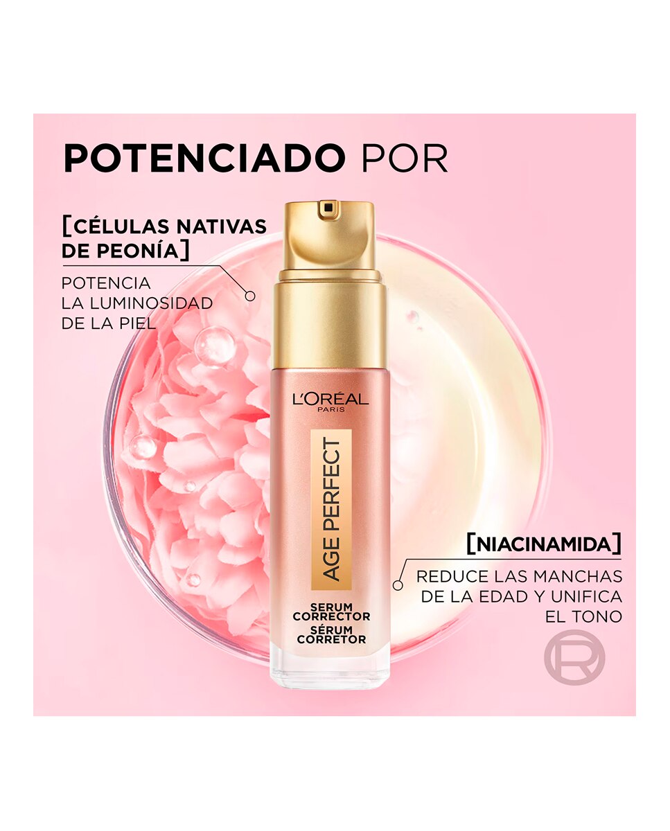 Imagen 3 de Sérum Corrector Age Perfect Acción Rápida Anti-Manchas Pieles Maduras 30 ml L'Oréal Paris - 30 ml